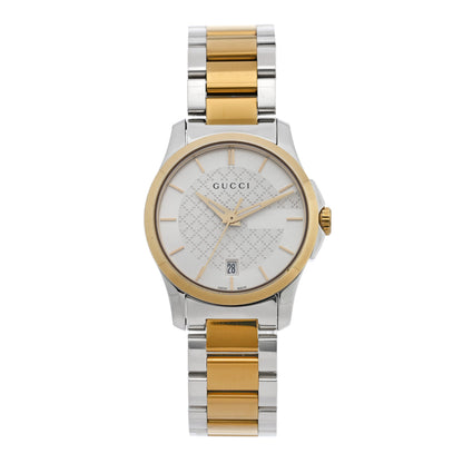 Gucci Stainless Steel 27mm G-Timeless Two Tone Quartz Watch 1 of 5