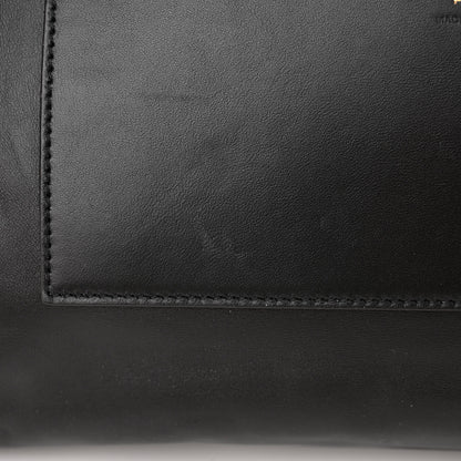 Saint Laurent Smooth Calfskin Suede Medium Reversible Monogram Kate Satchel Black 12 of 15