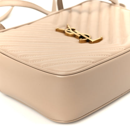 Saint Laurent Calfskin Matelasse Monogram Lou Camera Bag Nude Powder 9 of 11