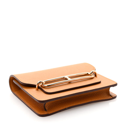Hermes Evercolor Roulis Slim Wallet Caramel 4 of 11