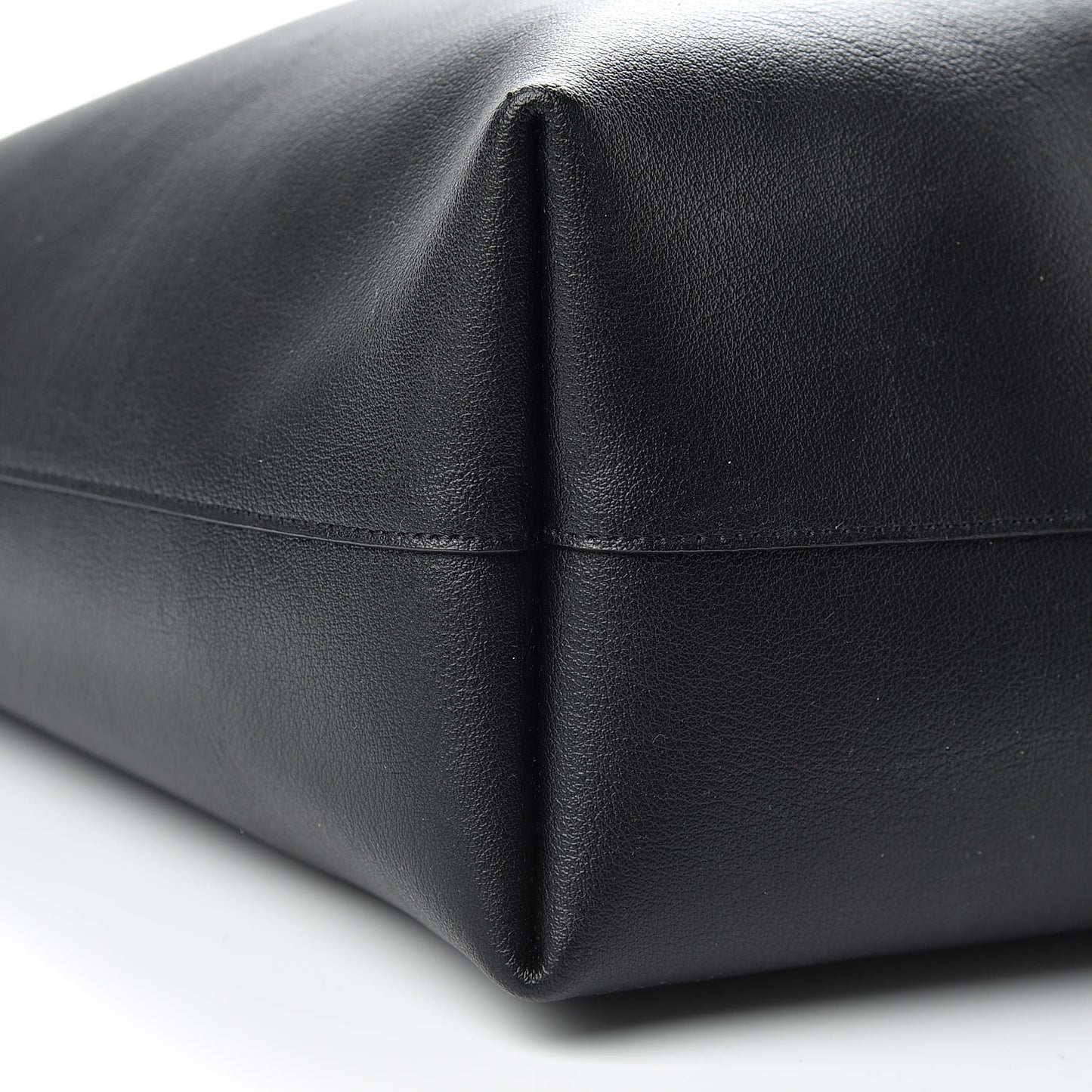 Calfskin Large Shopping Tote Black