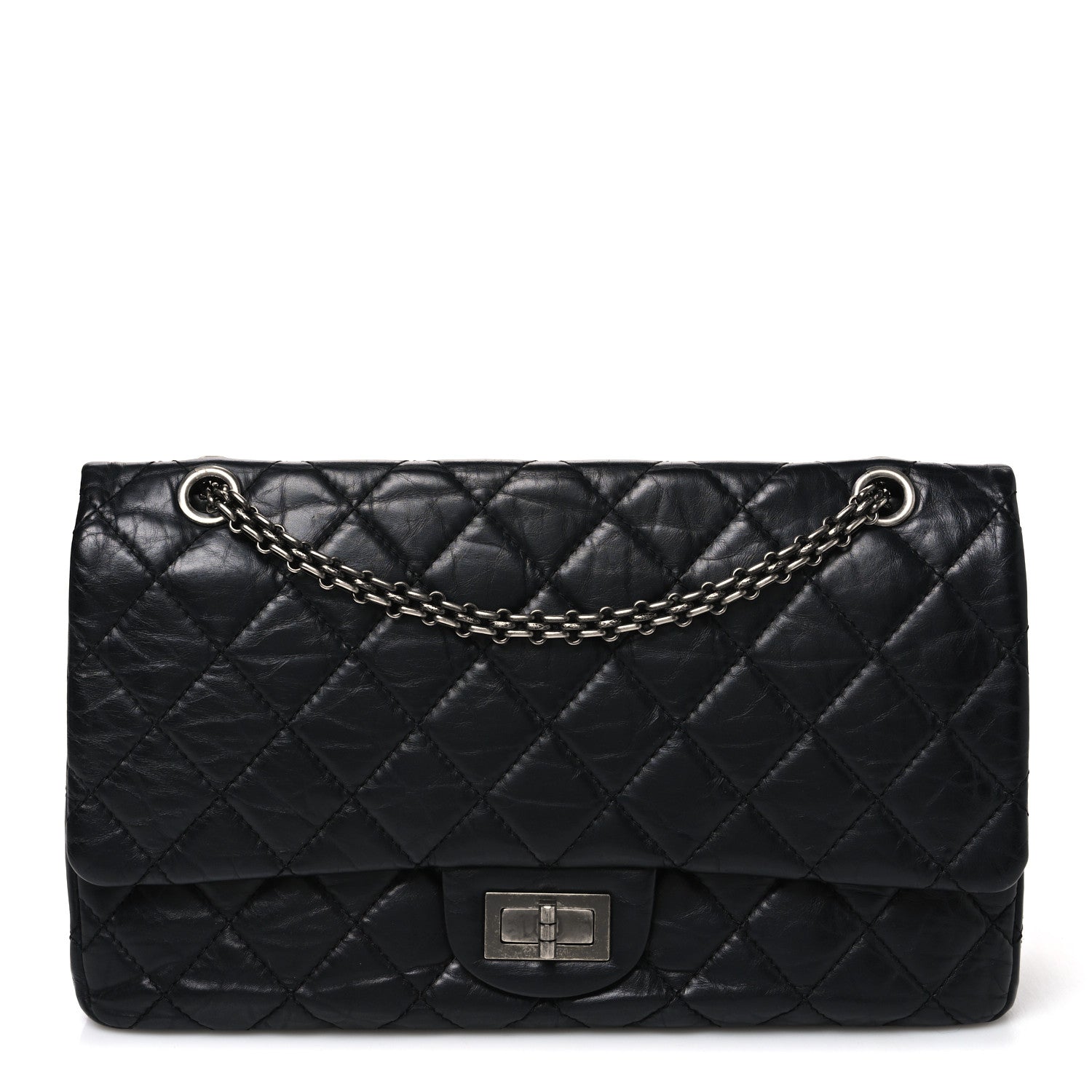 Chanel Aged Calfskin Quilted 2.55 Reissue 227 Flap Black 1 of 11