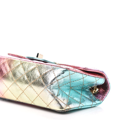Chanel Metallic Goatskin Quilted Mini 2.55 Reissue Flap Multicolor 9 of 11