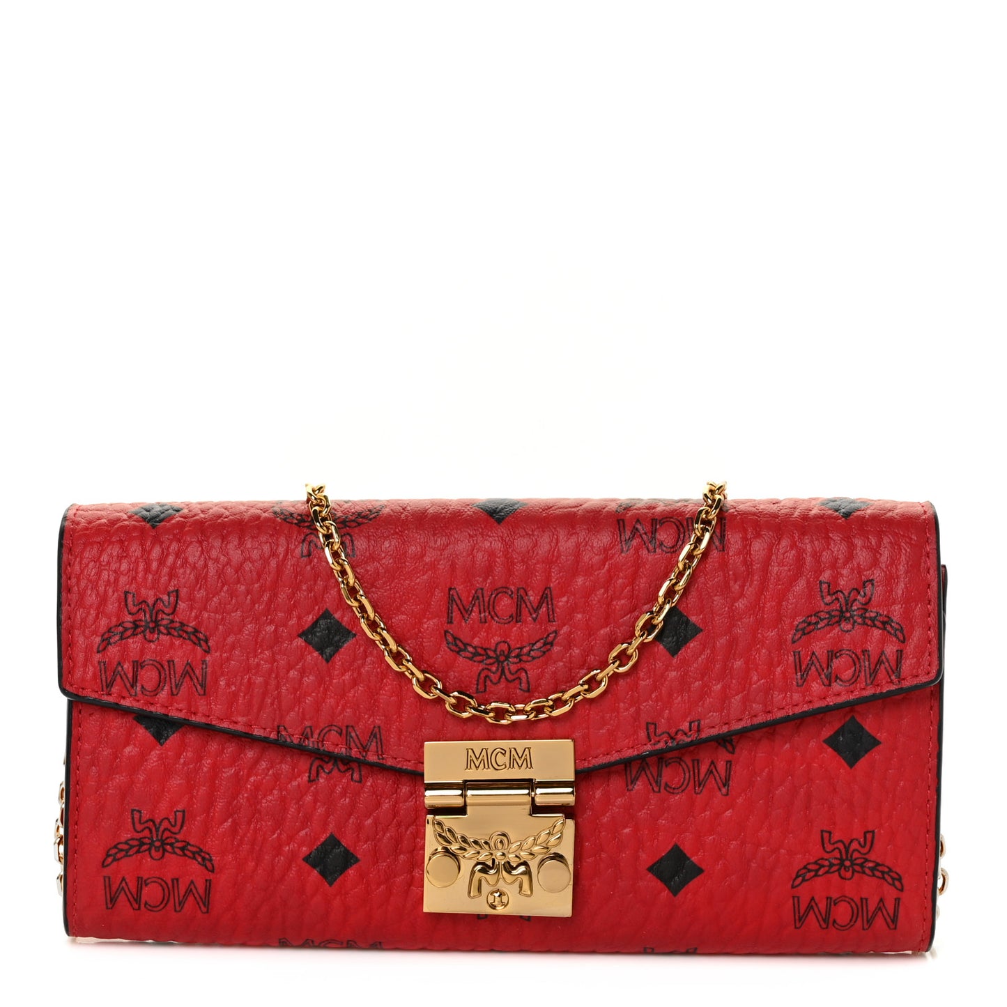 Visetos Patricia Wallet On Chain Ruby Red
