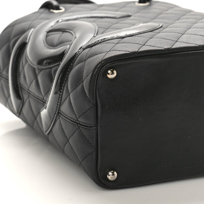 Chanel Calfskin Quilted Medium Cambon Tote Black 8 of 9