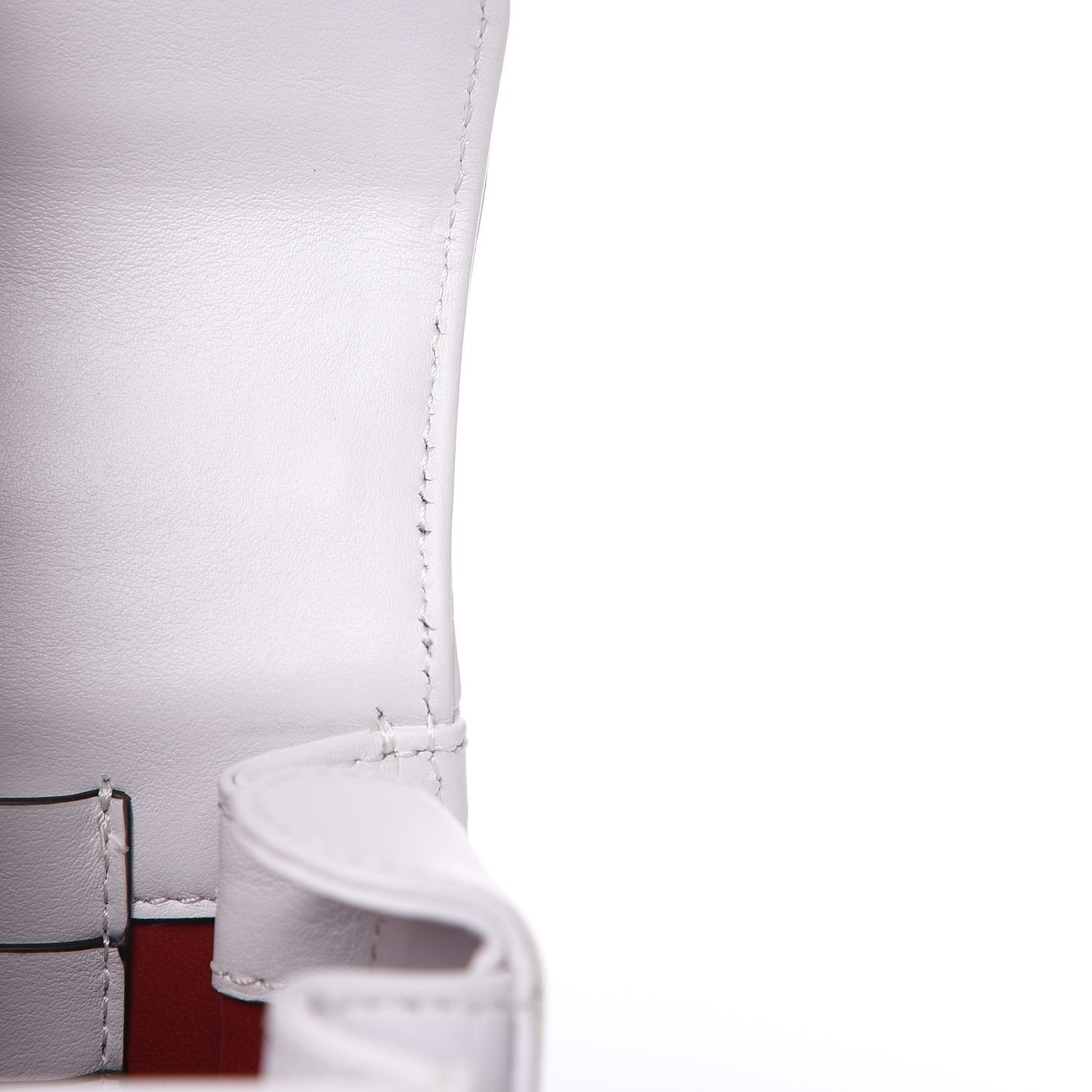 Calfskin VLTN Small Shoulder Bag White