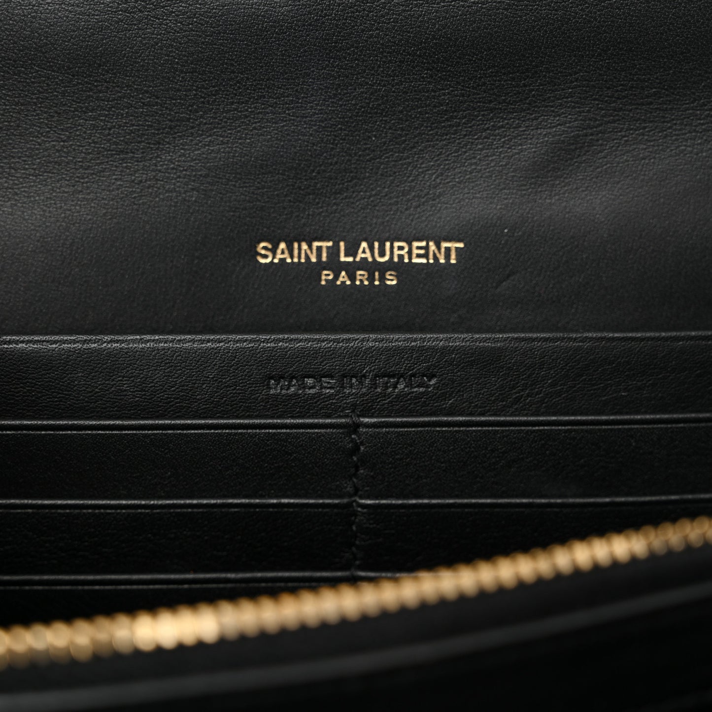 Patent Calfskin Matelasse Monogram Vicky Chain Bag Black