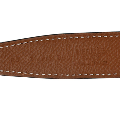 Hermes Swift Epsom 24mm Gamma Belt 85 Black Gold 3 of 6