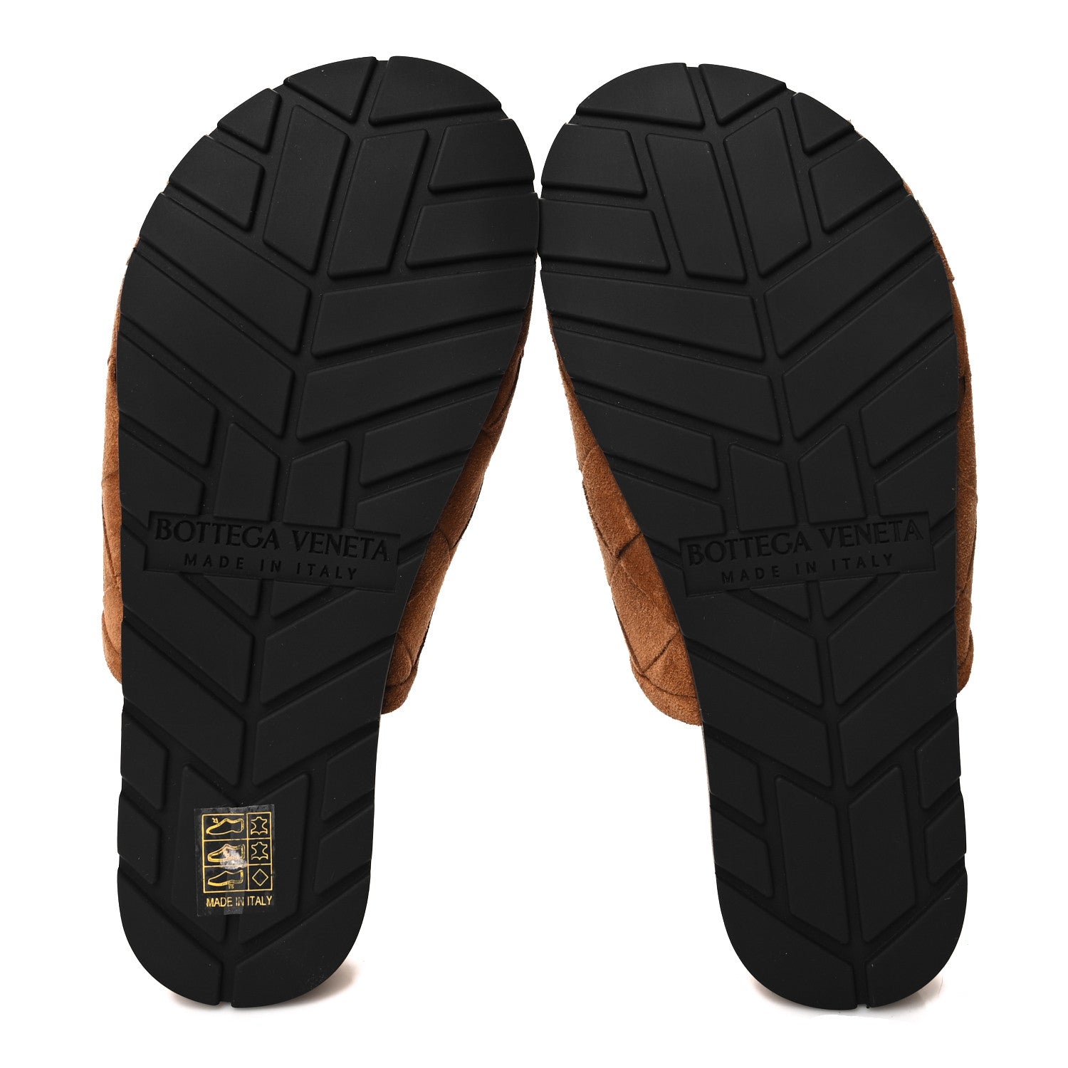 Bottega Veneta Suede Intrecciato Reggie Mules 37 Caramel 5 of 7