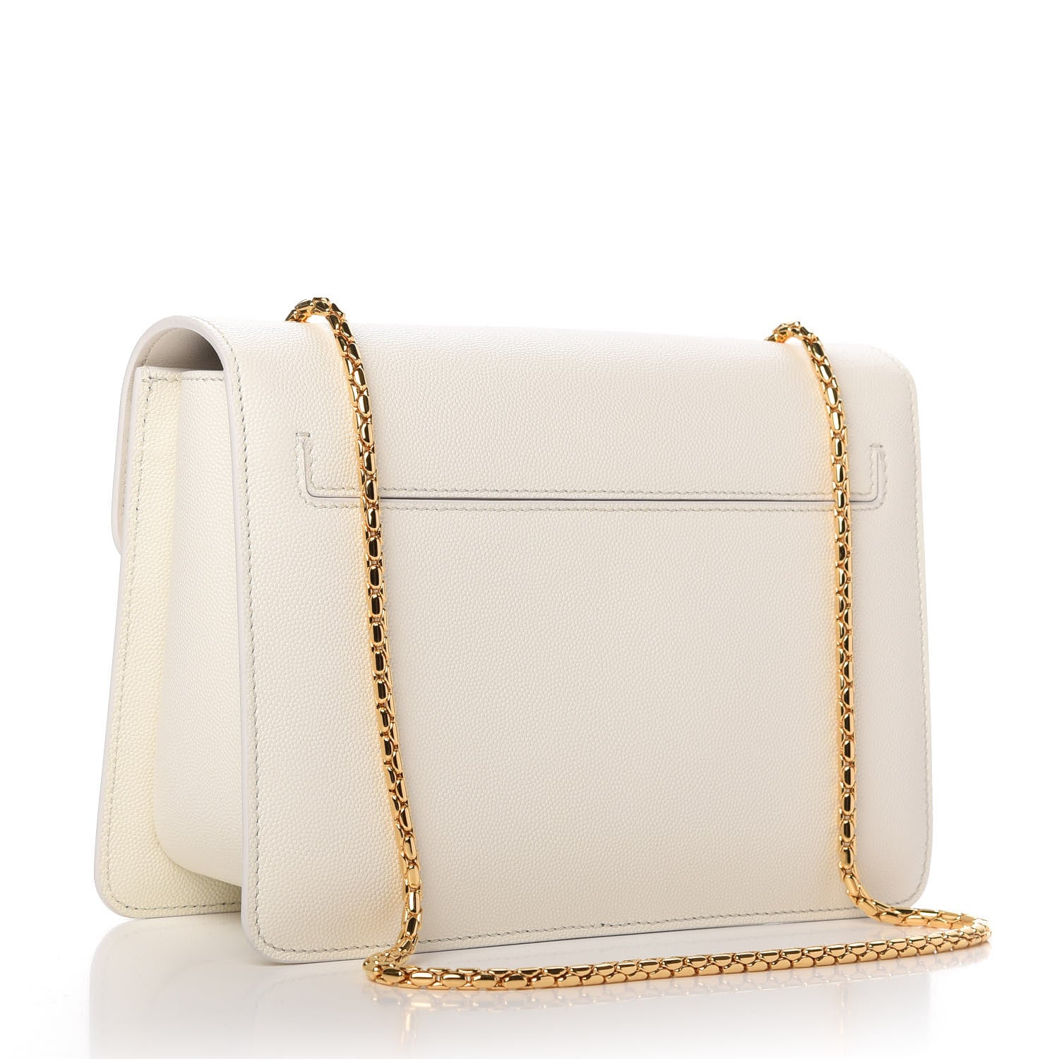 Tom Ford Grained Calfskin Medium Sienna Shoulder Bag Chalk 3 of 9