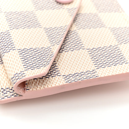 Louis Vuitton Damier Azur Recto Verso Card Holder Rose Ballerine 10 of 10