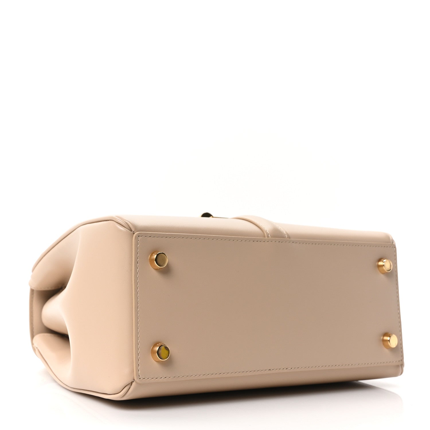 Celine Satinated Calfskin Small 16 Top Handle Bag Nude 4 of 12