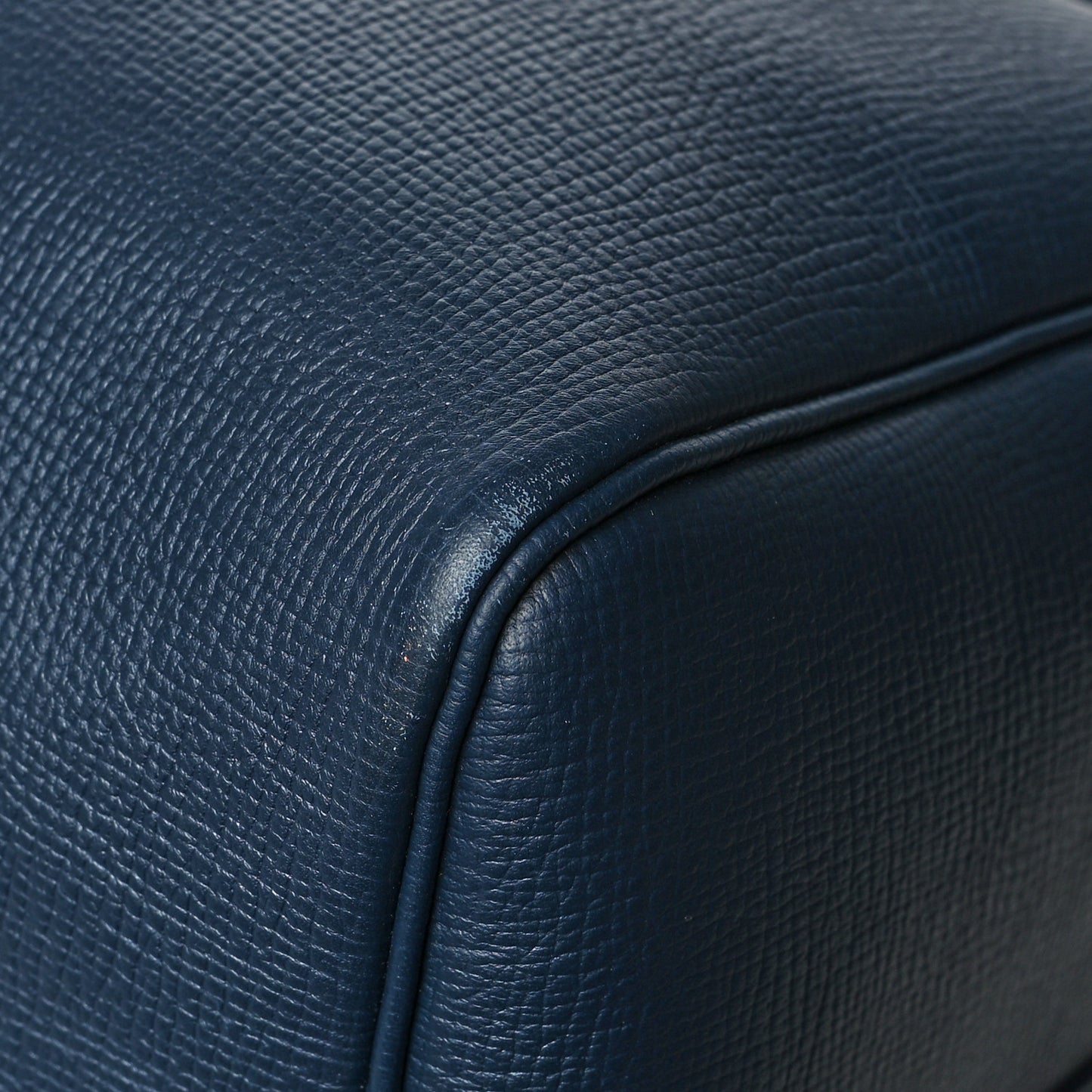 X NIGO Taurillon Monogram Denim Drip Keepall Bandouliere 50 Blue