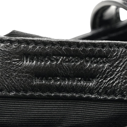Saint Laurent Patent Le 5 A 7 Monochrome Hobo Black 7 of 10