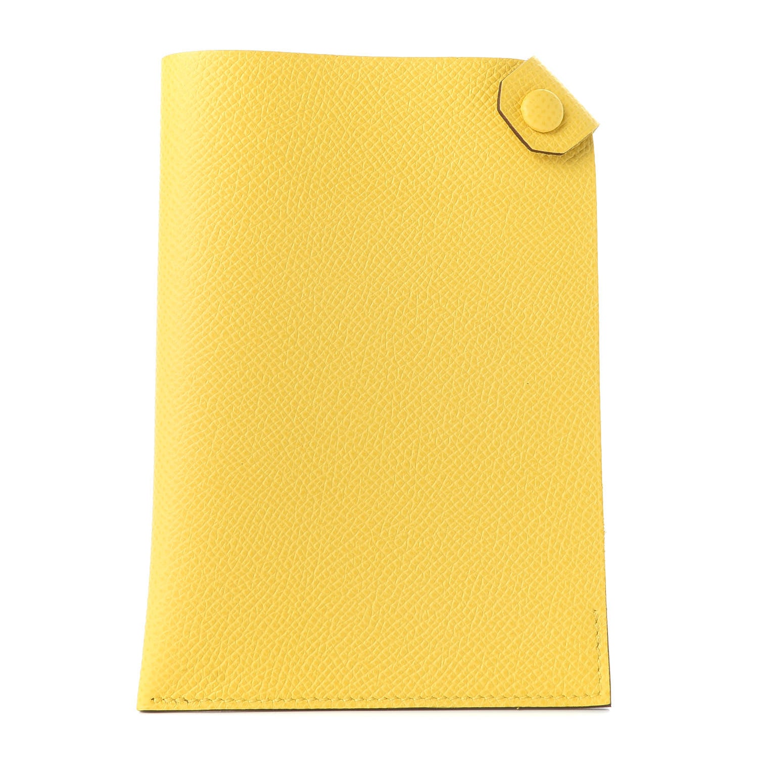 Hermes Epsom Tarmac PM Passport Holder Jaune De Naples 1 of 6