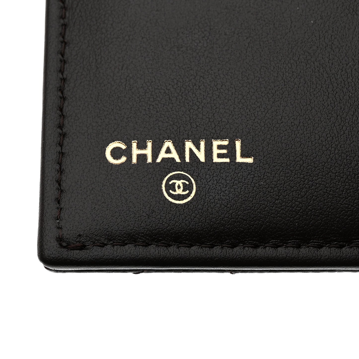 Caviar Quilted Medium Flap Wallet Dark Purple