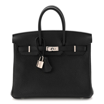 Hermes Togo Birkin 25 Black 1 of 11