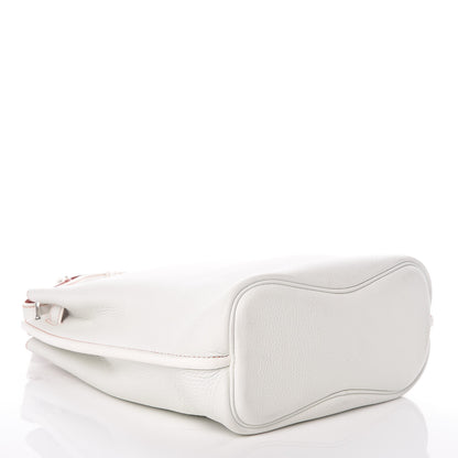 Hermes Taurillon Clemence So Kelly 22 White Sanguine 4 of 10