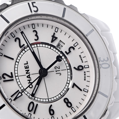 Chanel Stainless Steel Ceramic 33mm J12 Quartz Watch White 9 of 11