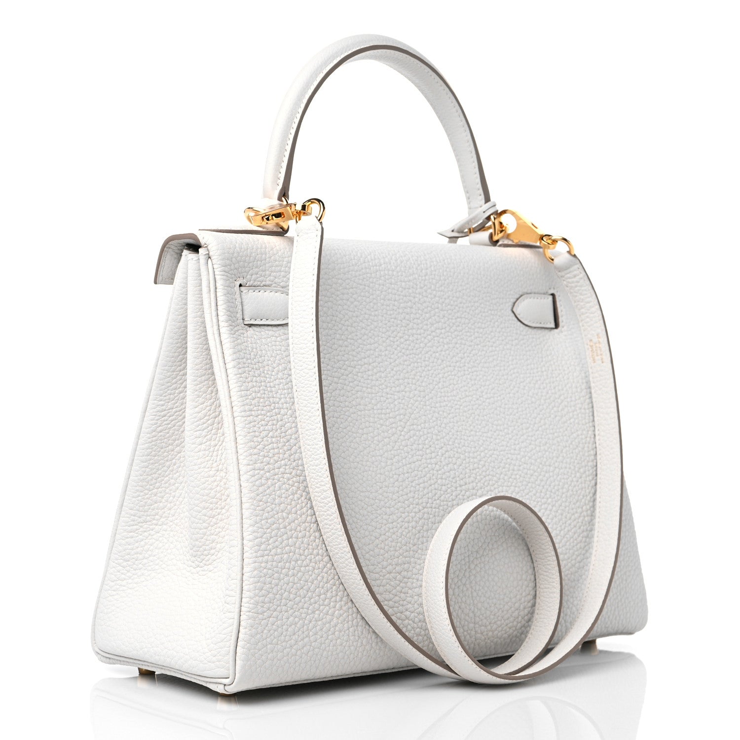 Hermes Togo Kelly Retourne 28 Gris Pale 3 of 10