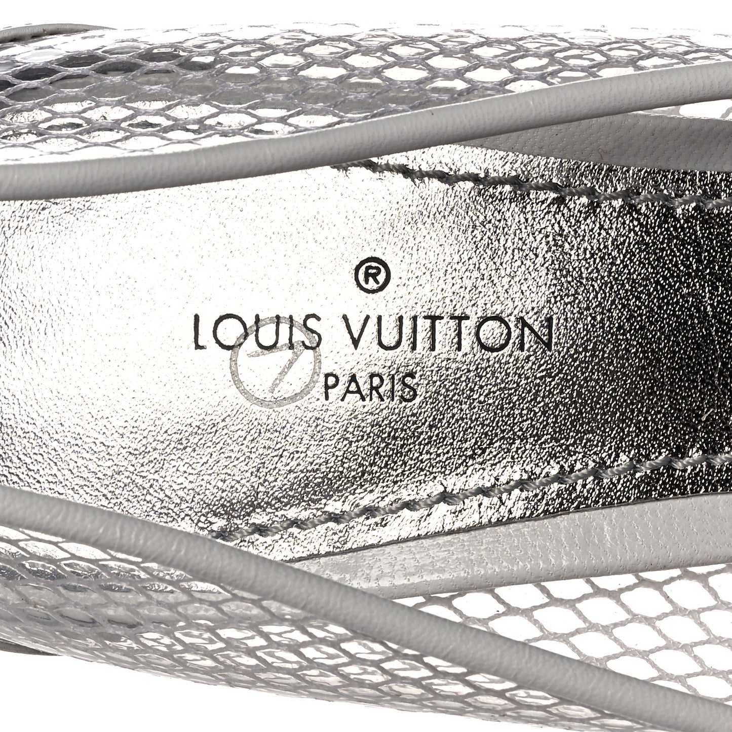Calfskin Mesh PVC Urban Twist Pumps 36 White