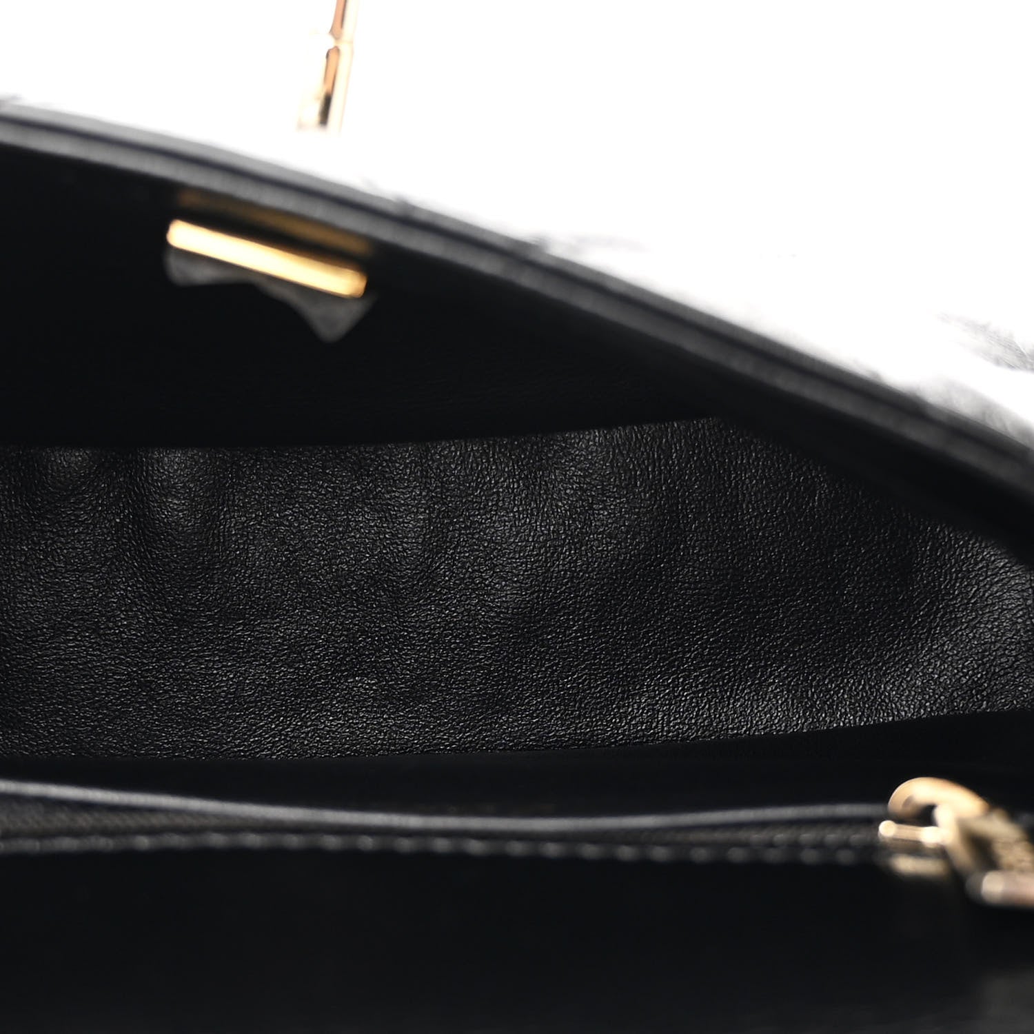 Chanel Shiny Lambskin Quilted Mini Coco Trip Flap Bag Black 5 of 11