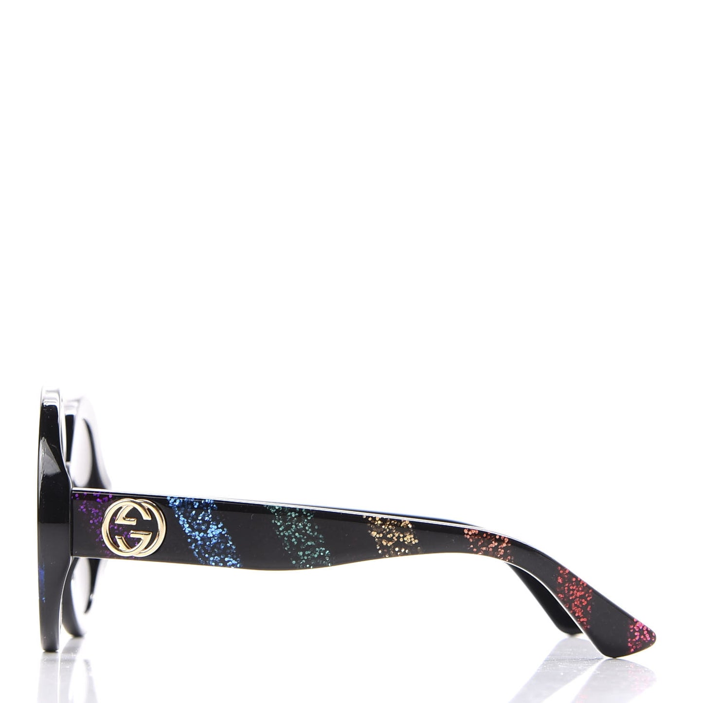 Acetate Round Glitter GG0319S Sunglasses Rainbow