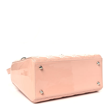 Christian Dior Patent Cannage Medium Lady Dior Light Pink 4 of 10