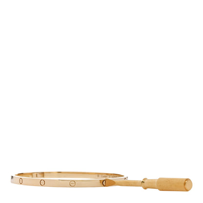 Cartier 18K Yellow Gold Small LOVE Bracelet 18 3 of 8