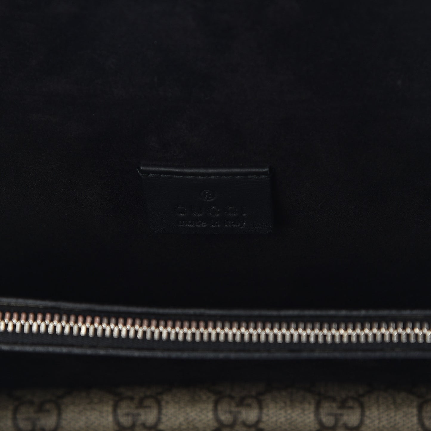 GG Supreme Monogram Small Dionysus Shoulder Bag Black