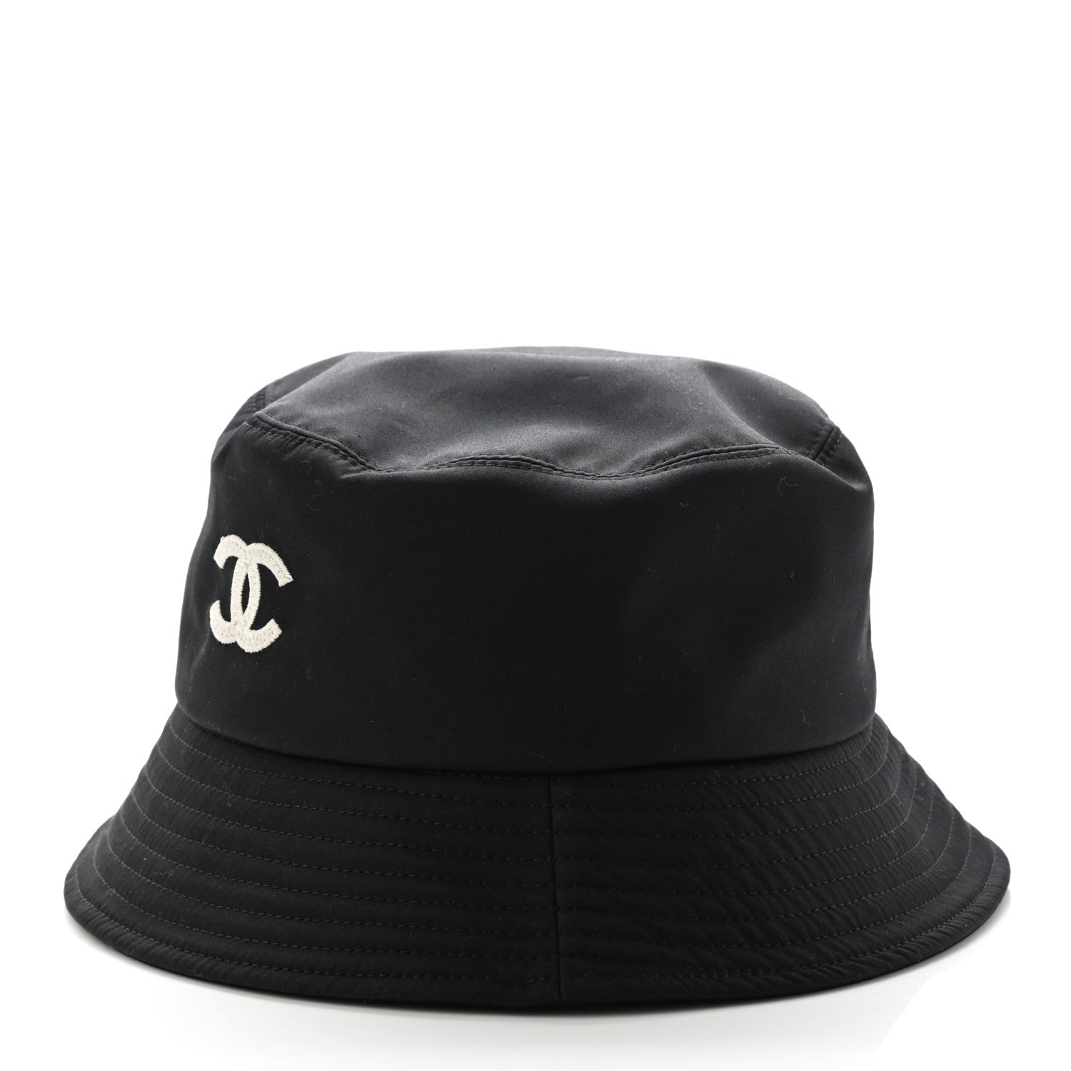 Chanel Canvas CC Bucket Hat M Black 3 of 9