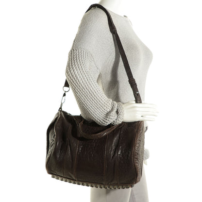 Alexander Wang Pebbled Lambskin Rocco Espresso 2 of 7