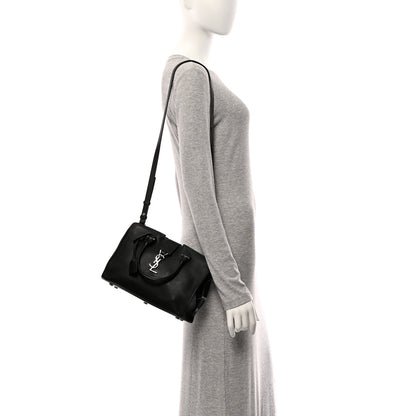 Saint Laurent Calfskin Monogram Baby Downtown Cabas Black 2 of 10