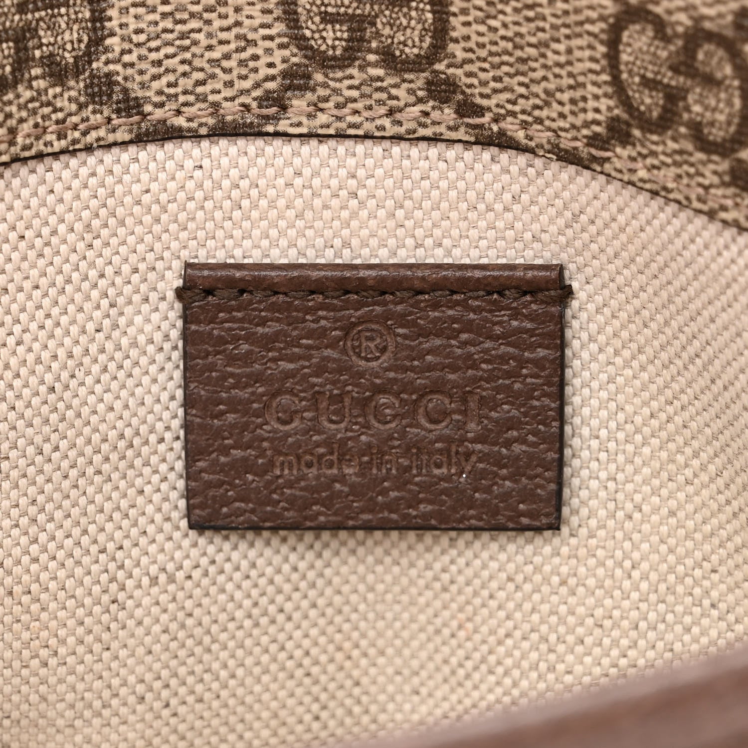 Gucci GG Supreme Monogram Neo Vintage Web Belt Bag Brown 6 of 10