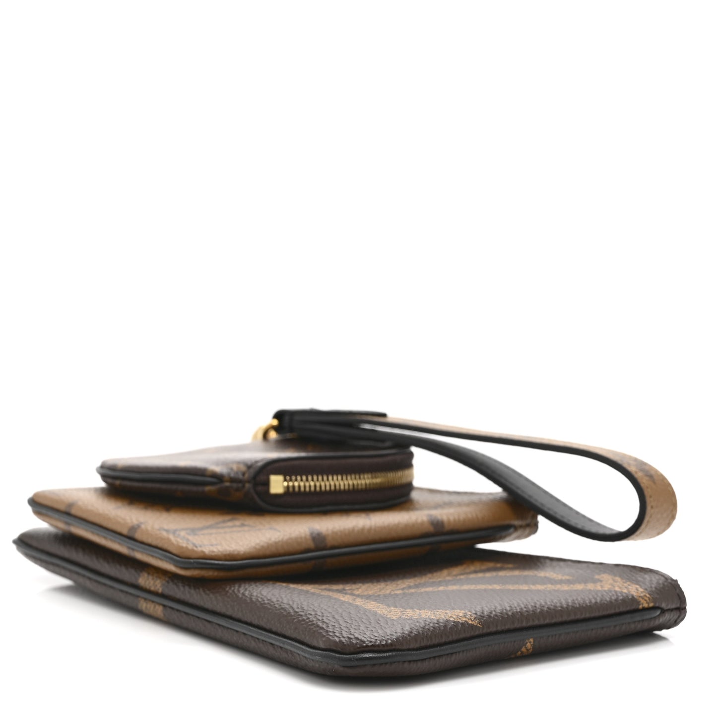 Reverse Monogram Giant Trio Pouch