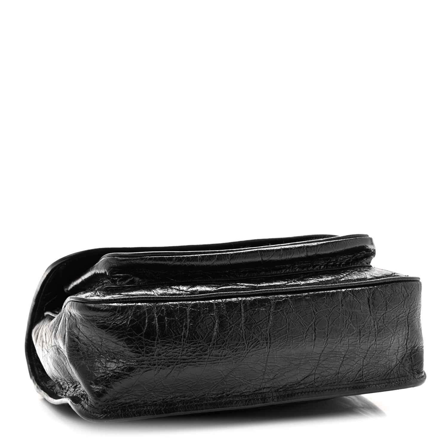 Saint Laurent Crinkled Calfskin Matelasse Monogram Large Niki Chain Satchel Black 4 of 13