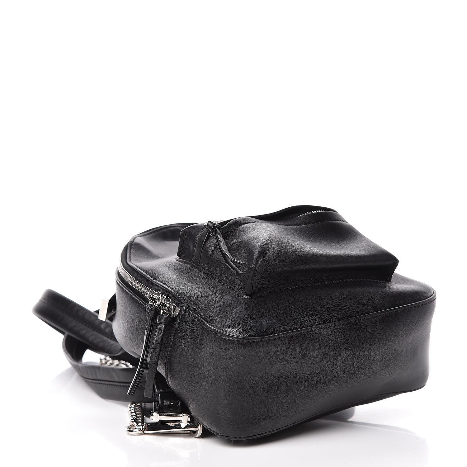 Versace Calfskin Mini Palazzo Medusa Chain Backpack Black 4 of 10