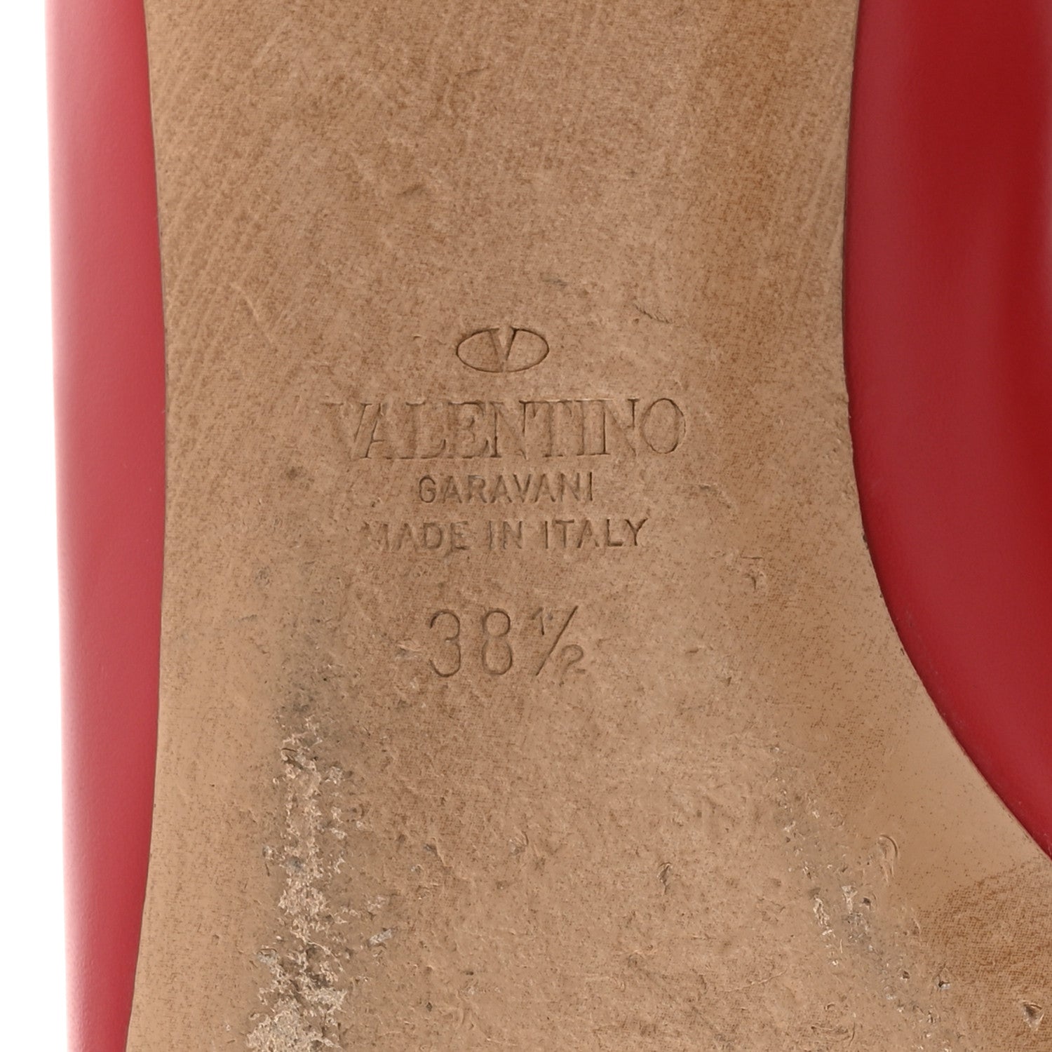 Valentino Garavani Nappa Vlogo Flats 38.5 Rouge Pur 7 of 11