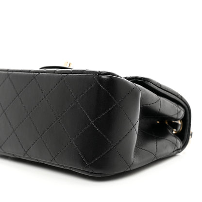 Chanel Lambskin Quilted Mini Square Flap Black 9 of 10