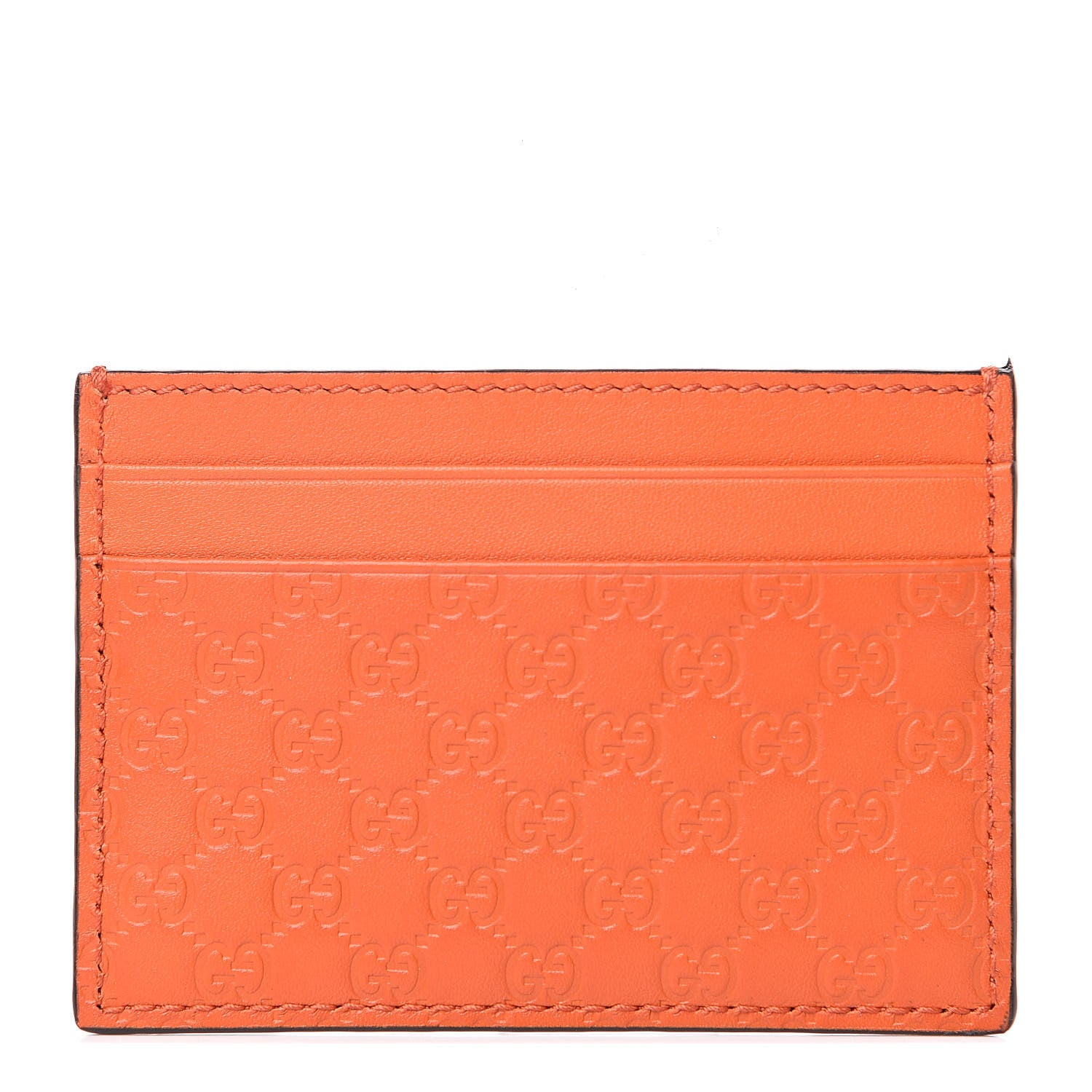 Gucci Microguccissima Card Holder Sun Orange 1 of 6