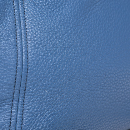 Prada Vitello Daino Side Pocket Tote Cobalto 15 of 18