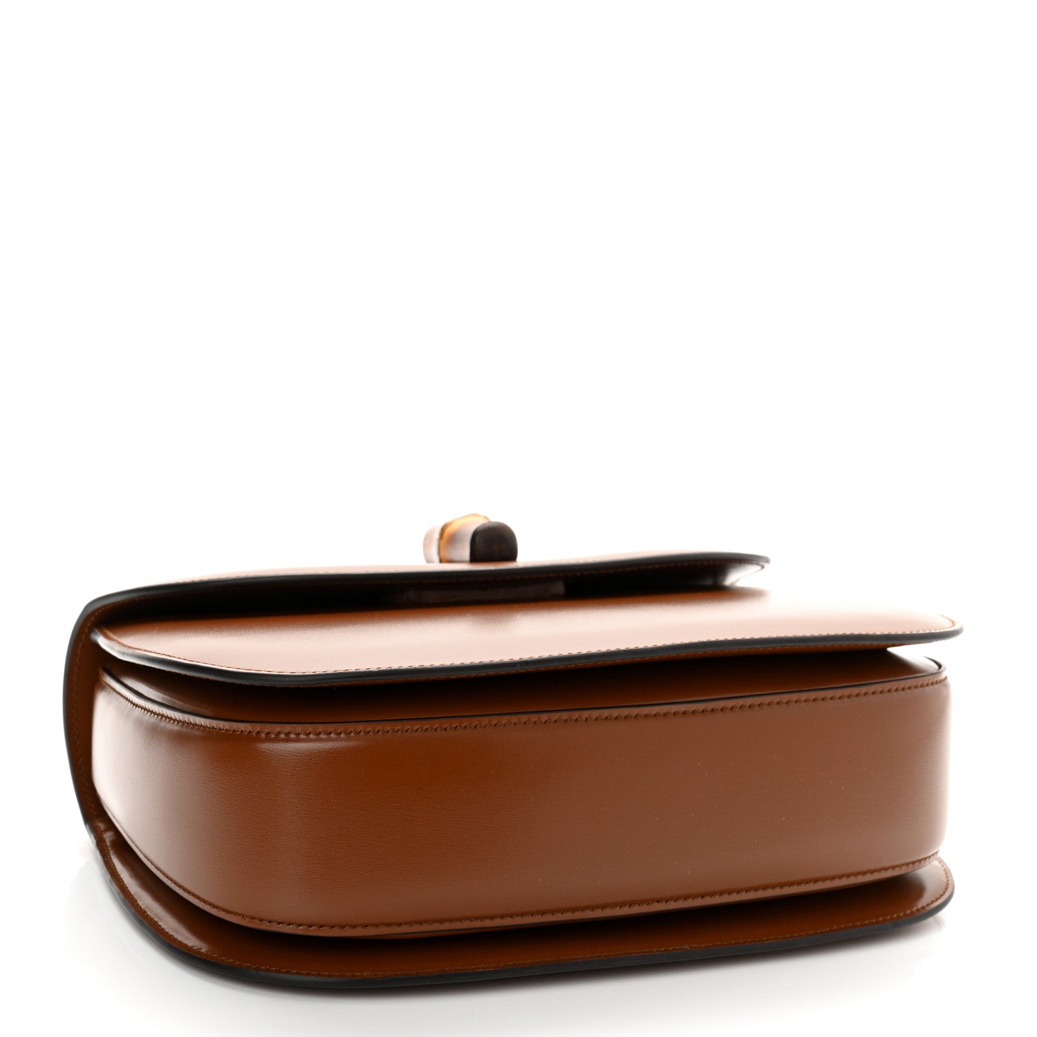 Gucci Boarded Dyana Lux Calfskin Web Medium Bamboo 1947 Top Handle Bag Brown 5 of 13