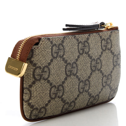 Gucci GG Supreme Monogram Key Case Brown 3 of 7