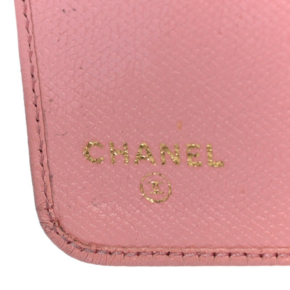 Chanel Grained Calfskin CC Button Pocket Agenda Cover Pink 6 of 28