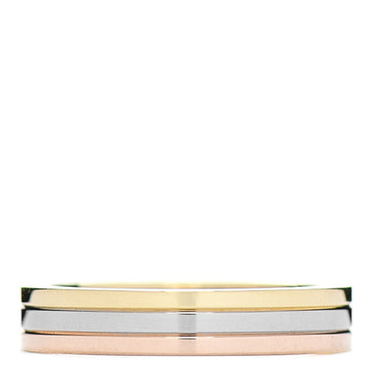 Cartier 18K Pink White Yellow Gold 3.5mm Vendome Louis Cartier Wedding Band Ring 46 3.75 1 of 5