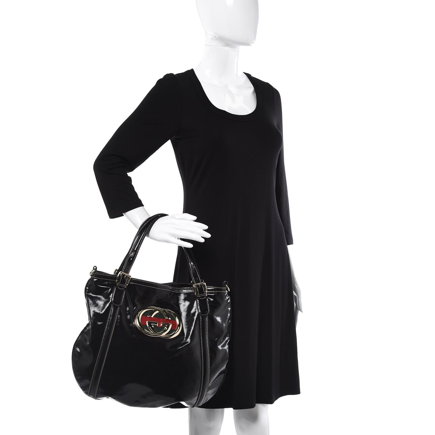 Dialux Medium Britt Tote Black