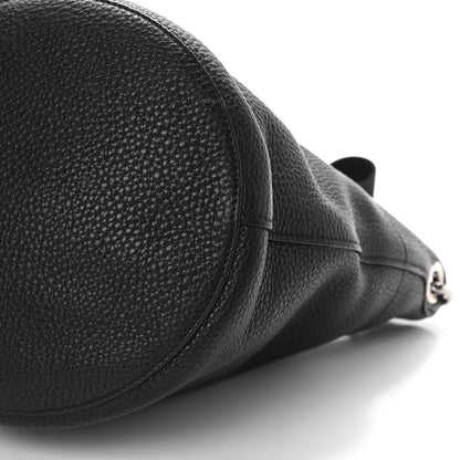 Prada Vitello Daino Bucket Bag Black 8 of 8