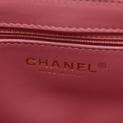 Chanel Tweed Quilted Nano Kelly Shopper Pink 7 of 11