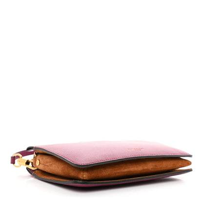 Givenchy Goatskin Suede Cross 3 Crossbody Bag Fig Pink Cherry 4 of 10