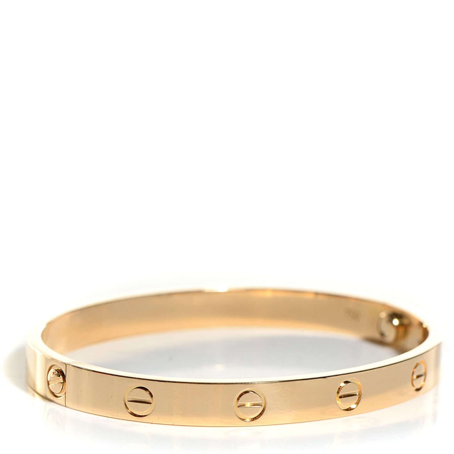 18K Yellow Gold LOVE Bracelet 17